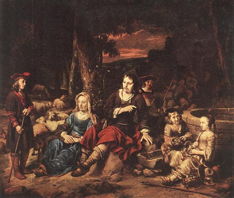 EECKHOUT, Gerbrand van den Portrait of a Family fg France oil painting art